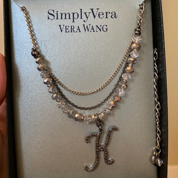 Simply Vera Vera Wang Jewelry - Simply Vera Vera wang “K” necklace